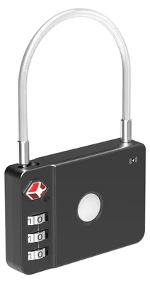 Produktbild von ultron MiLock Gepäckschloss mit apple zert.Tag schwarz