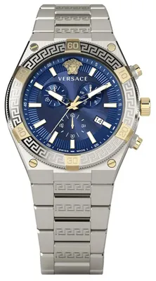 Produktbild von Versace Herren Uhr Armbanduhr Chronograph Sporty GRECA VESO00522 Edelstahl