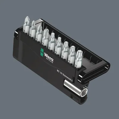 Produktbild von Wera 05073410001, 10 Stück(e), Phillips, Pozidriv, Torx, PH 2, PZ 1, PZ 2, PZ 3, T10, T15, T20, T25, T30, 200 mm