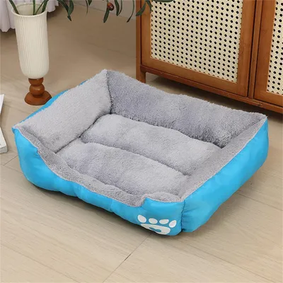 Immagine prodotto di Cuccia per cani, ortopedica, lavabile, antiscivolo, blu, taglia XL