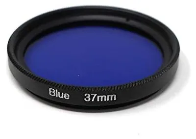 Immagine prodotto di Filtro colorato blu, filettatura da 37 mm, per fotografia