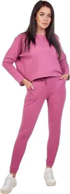 Immagine prodotto di Set con camicetta oversize rosa scuro
