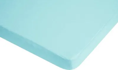 Produktbild von Wasserdichte und atmungsaktive Jersey-Bettbezüge für Kinderbetten, 70x140 cm, Hellblau