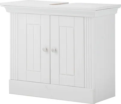 Produktbild von home24 Massiver Waschbeckenunterschrank - Kiefer massiv