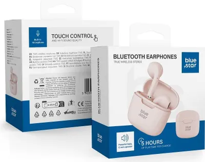 Produktbild von Wireless earbuds Blue Star FI7 TWS powder pink