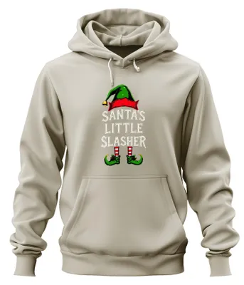 Zdjęcie produktu dla Santa's Little Slasher Christmas Elf Horror Scary Gift Uni Bluza z kapturem, Nature, L