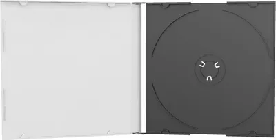 Produktbild von 20 DVD CD Hüllen Single Jewecase black slimcase