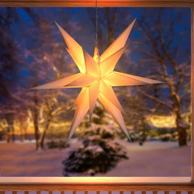 Produktbild von esotec Solar Leuchtstern Ø57cm für außen Weihnachtsstern Weihnachts-Deko 103420