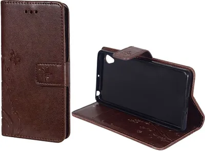 Produktbild von Schutz Hülle Blumen für Handy Sony Xperia X Coffee