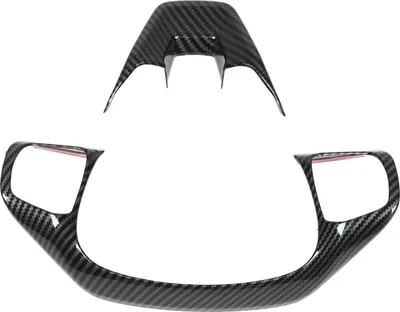 Immagine prodotto di Coprivolante decorativo, stile fibra di carbonio, ricambio per Ford Maverick Pickup dal 2022