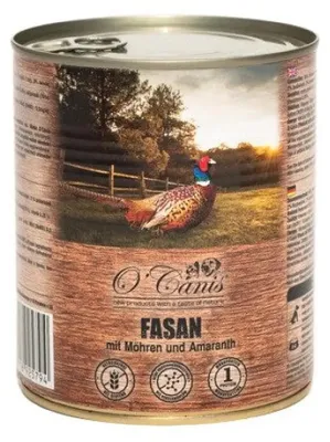 Zdjęcie produktu dla Mokra karma dla psa O'Canis Bażant z marchewką 800g