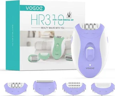 Imagen del producto de Depiladoras inalámbricas 4 en 1 para mujeres, para rostro, piernas y brazos