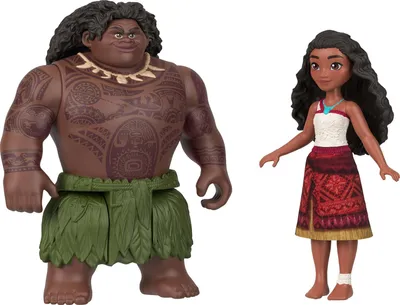 Produktbild von Mattel Spielfigur Moana und Maui - Disney Moana 2 Abenteuer Spielzeug