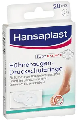 Produktbild von HANSAPLAST Hühneraugen Druckschutzringe 20er