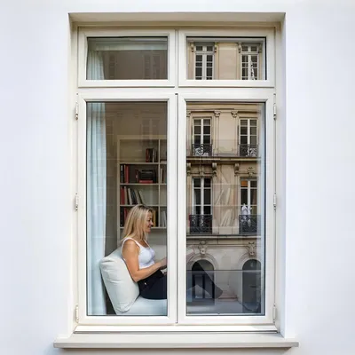 Produktbild von DIMEXACT - Filmspiegelfenster ohne Tain Anti Achtung und Wärme für Fenster mehr als 1,2 m², leichtes Silber, 43%Lichtübertragung, L: 1,52 m x H: 10 m, in Roll -152 cm x 10 m - en Rouleau