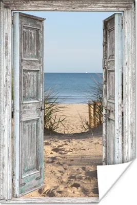 Produktbild von MuchoWow® Poster Düne - Strand - Aussicht - Sommer 40x60 cm - Plakate für die Wand - Poster Babyzimmer