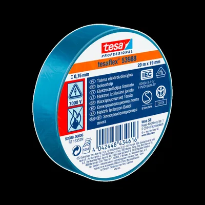 Obrázok produktu pre Elektroizolačná páska 5000v pcw 20m:19mm modrá(h5394877)