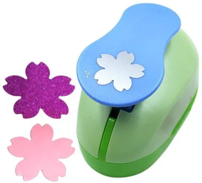 Produktbild von Papierpons 48 mm für DIY-Projekte und Scrapbooking - Kersenblüten-Design