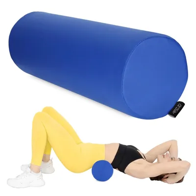 Produktbild von 4FIZJO Reha-Rolle 60x20 cm für Massage, Therapie, Gymnastik und Rückenstütze, Blau