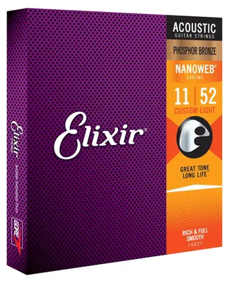 Obrázek produktu pro Elixir Strings 16027, Kytara, Ocel, Akustický, 6 kusů