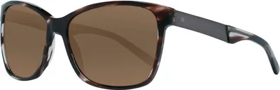Produktbild von Rodenstock R3302 Brown structured, dark gun 57/15/135 Damen Sonnenbrillen