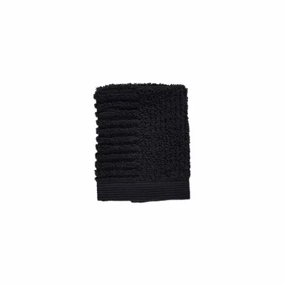 Produktbild von Zone Denmark Waschlappen Classic, Waschhandschuh, Baumwolle, Black, 30 x 30 cm, 330492