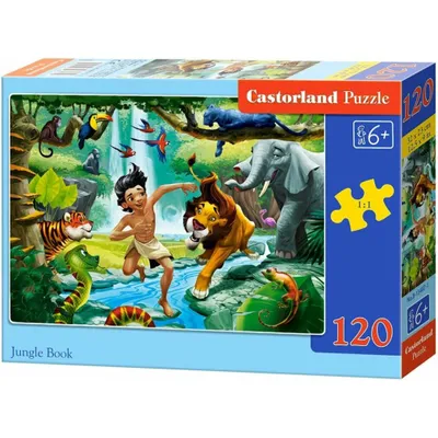 Produktbild von CASTORLAND Dschungelbuch Puzzle 120 Teile