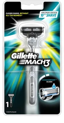 Obrázek produktu pro Holicí strojek Gillette Mach 3 + balení náplní 1 kus