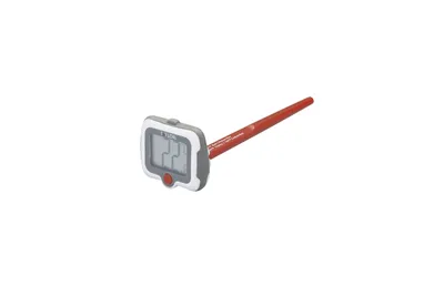 Produktbild von Taylor Pro - Digitalthermometer de Küche, Probe de Fleischtemperatur mit schwenkbarem Design, Edelstahl/Kunststoff, Weiß/Grau, 17 x 2,5 x 5 cm