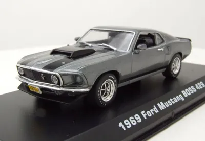 Produktbild von Greenlight Collectibles 86540 Ford Mustang Boss 429 1969 John Wick grau metallic 1:43
