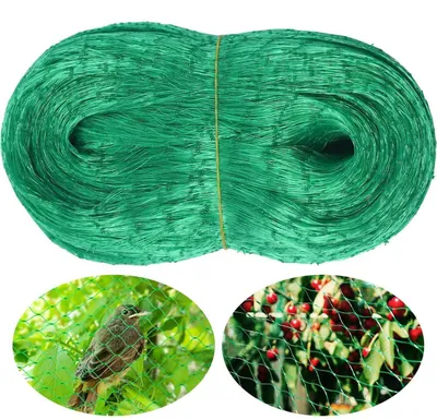 Produktbild von Vogelnetz Vogelschutznetz 6x10m Grün für Garten und Hochbeet