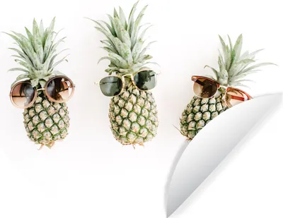 Produktbild von MuchoWow® Runde Wandtattoo - Wandsticker Tapete Aufkleber Ananas - Sonnenbrille - Gelb Ø 80 cm Selbstklebend und Repositionierbar - Wandaufkleber - Kreis - Mauerkreis - Wand Bilder - Wandsticker - Wohnzimmer Dekoration - Dekoration für die Wände - Aluminium - Babyzimmer