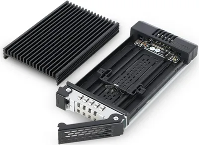 Produktbild von Icy Dock MB601TP-1B, Rack, HDD-Käfig, Metall, Schwarz, 70 mm, 146,9 mm