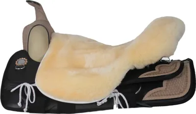 Produktbild von Engel Reitsport Lammfell Sattelsitzbezug Western ohne Horn (Sabez2) Med./Natur