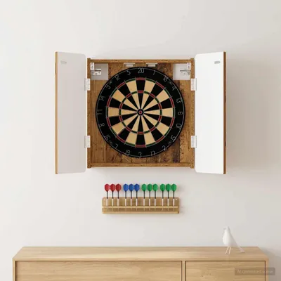 Immagine prodotto di Armadio per Dartboard ZWOLLE Legno antico 52,5 x 10,5 x 57,5 cm