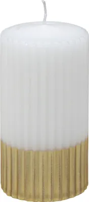 Produktbild von Steinhart Stumpenkerze Klassik Ø 5,7 x 11 cm weiß