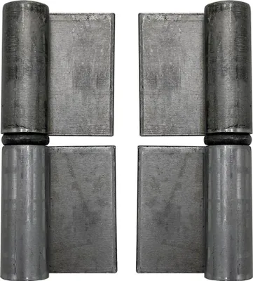 Produktbild von Türscharnier T00341, 080 mm, Stahl, Packung 2 Stk.