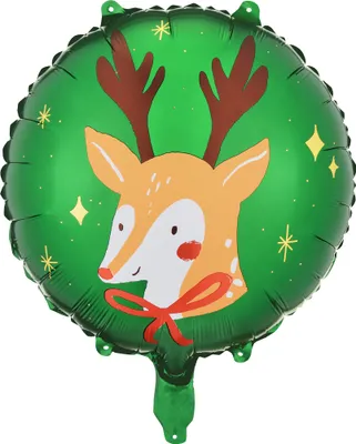 Produktbild von Rentier-Folienballon, 45 cm, Mix