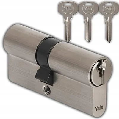 Produktbild von Yale Y500 Zylinder Satin Nickel 3 Schlüssel 27/27