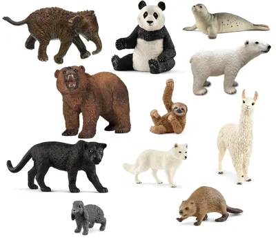 Produktbild von Schleich - Tierfiguren - wilde Tiere der Welt 11-teilig Set Spielzeug Figuren Tierfiguren