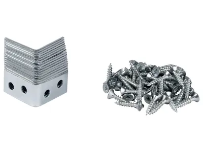 Produktbild von Parkside Winkel Stahl verzinkt Stuhlwinkel 25x25x14 16Stück