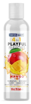 Zdjęcie produktu dla lubrykant 4 w 1 o smaku mango - 1 fl oz / 30 ml