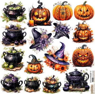Immagine prodotto di Adesivi Dekor AUFKLEBER - ScrapLove - Halloween 6