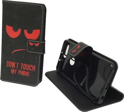 Produktbild von Dont Touch My Phone Handyhülle Huawei Honor 8 Klapphülle Wallet Case