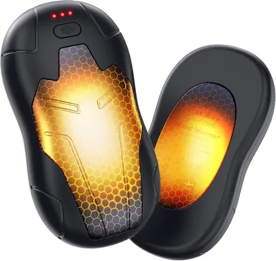 Productafbeelding van Elektrische handwarmers - Set van 2 - 10000 mAh magnetisch deelbaar met dubbelzijdige verwarming