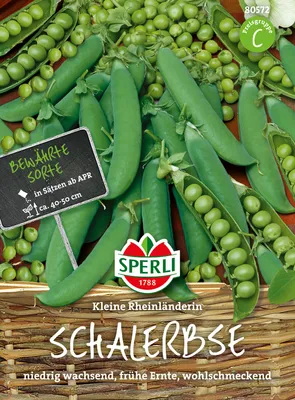 Produktbild von [STREICHUNG 2023] Schalerbse Kleine Rheinländerin | Schalerbsensamen von Sperli