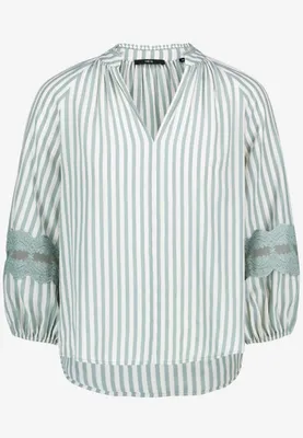 Produktbild von Zero Damen Schlupfbluse mit Streifen