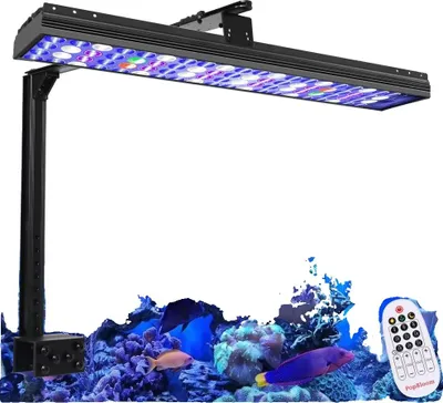 Obrázek produktu pro Mořské akvarijní světlo, plné spektrum, inteligentní režimy ovládání, S54 s ramenem