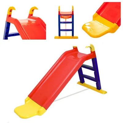 Obrázok produktu pre Detská šmykľavka Chipolino dĺžka 141 cm, šírka 63 cm, výška 78,5 cm vonkajšia vnútorná červená