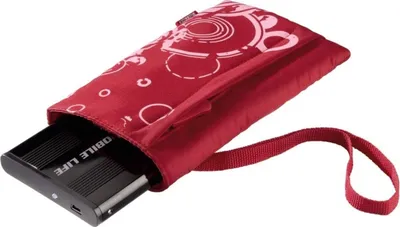 Image de Pochette pour disque dur Print Rouge 2,5